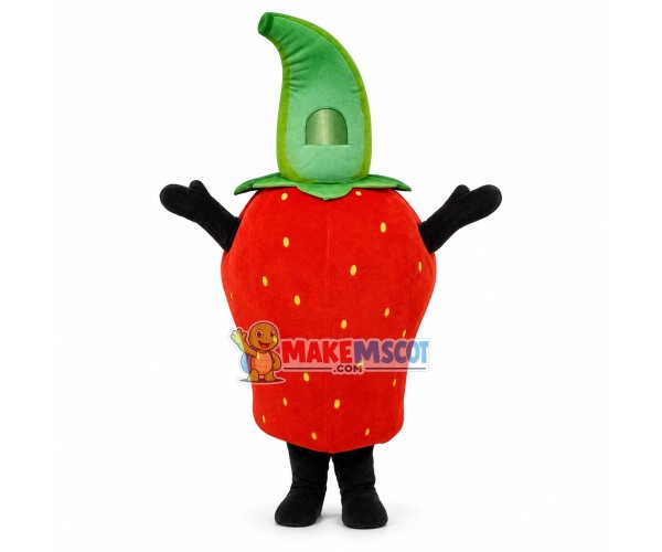 Deluxe Fresh Strawberry Mascot Costume Deluxe Fresh Strawberry Mascot Costume