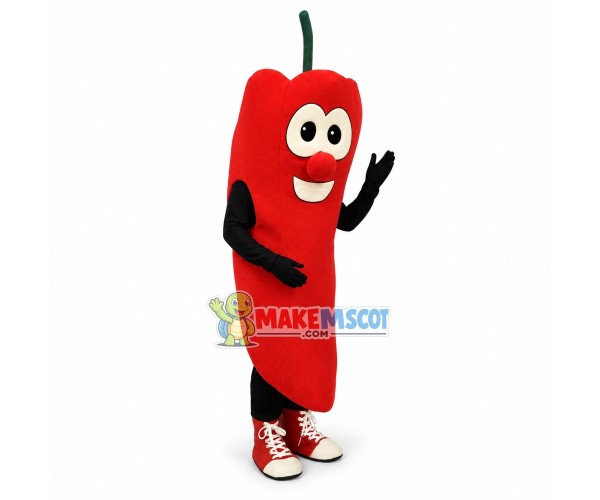 Deluxe Cartoon Hot Pepper Mascot Costume Deluxe Cartoon Hot Pepper Mascot Costume
