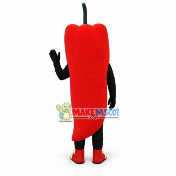 Deluxe Cartoon Hot Pepper Mascot Costume Deluxe Cartoon Hot Pepper Mascot Costume