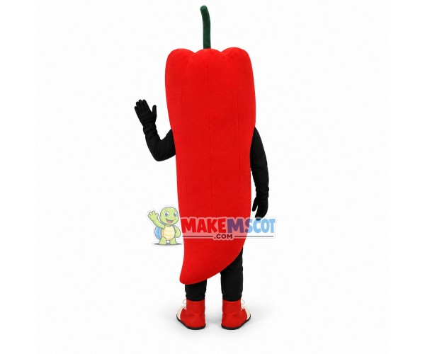 Deluxe Cartoon Hot Pepper Mascot Costume Deluxe Cartoon Hot Pepper Mascot Costume