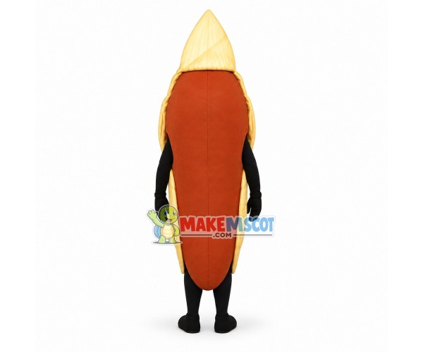 Deluxe Cartoon Tamale Mascot Costume Deluxe Cartoon Tamale Mascot Costume