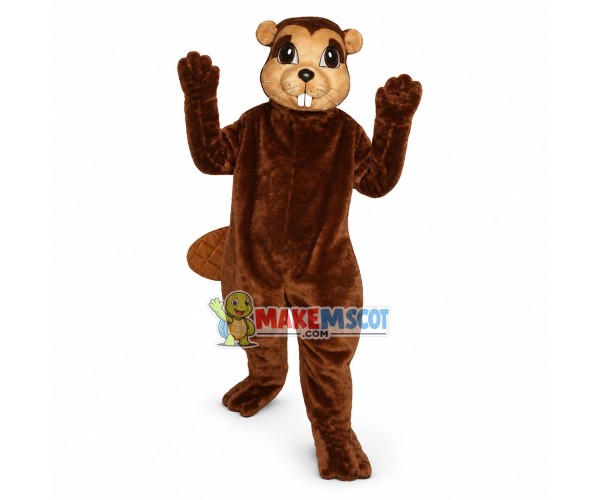 Adorable Beaver Mascot Costume Adorable Beaver Mascot Costume