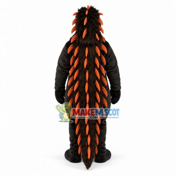 Black Porcupine Mascot Costume	