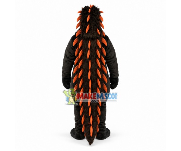 Black Porcupine Mascot Costume Black Porcupine Mascot Costume