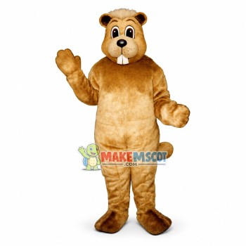 Light Brown Beaver Mascot Costume	
