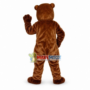 Friendly Brown Beaver Mascot Costume Friendly Brown Beaver Mascot Costume