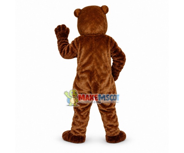 Friendly Brown Beaver Mascot Costume Friendly Brown Beaver Mascot Costume