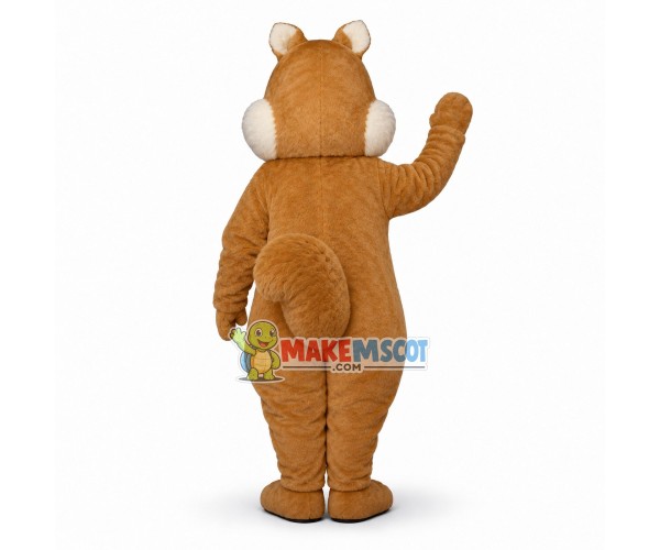 Light Brown Squirrel Mascot Costume Light Brown Squirrel Mascot Costume