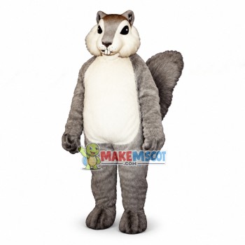 Grey Chipmunk Mascot Costume Grey Chipmunk Mascot Costume