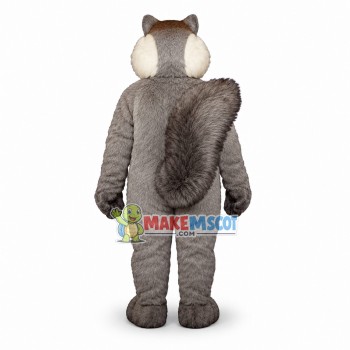 Grey Chipmunk Mascot Costume Grey Chipmunk Mascot Costume