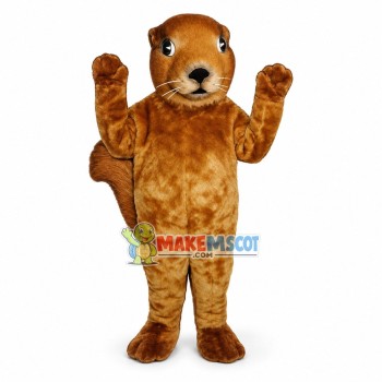 Brown Squirrel Mascot Costume Brown Squirrel Mascot Costume