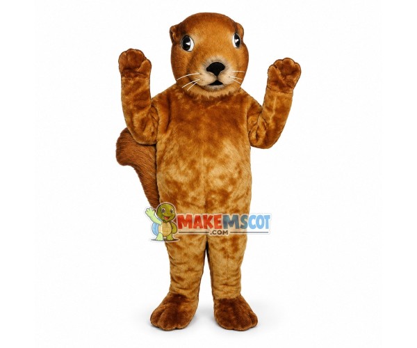 Brown Squirrel Mascot Costume Brown Squirrel Mascot Costume