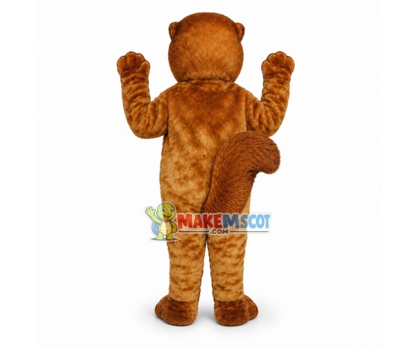 Brown Squirrel Mascot Costume Brown Squirrel Mascot Costume