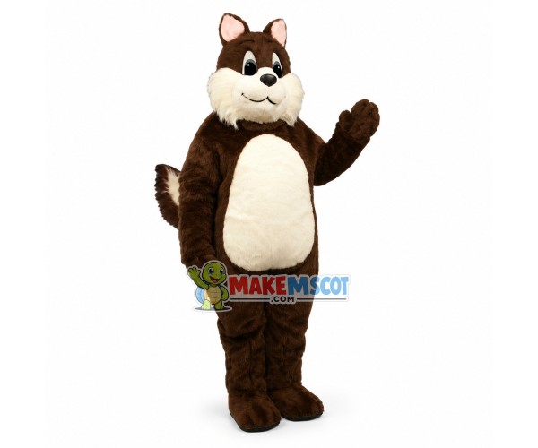 Brown Chipmunk Mascot Costume	