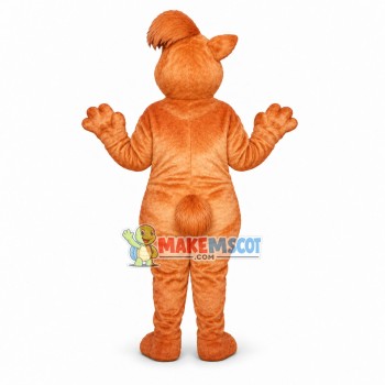 Red Baby Squirrel Mascot Costume Red Baby Squirrel Mascot Costume