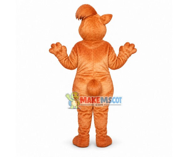 Red Baby Squirrel Mascot Costume Red Baby Squirrel Mascot Costume