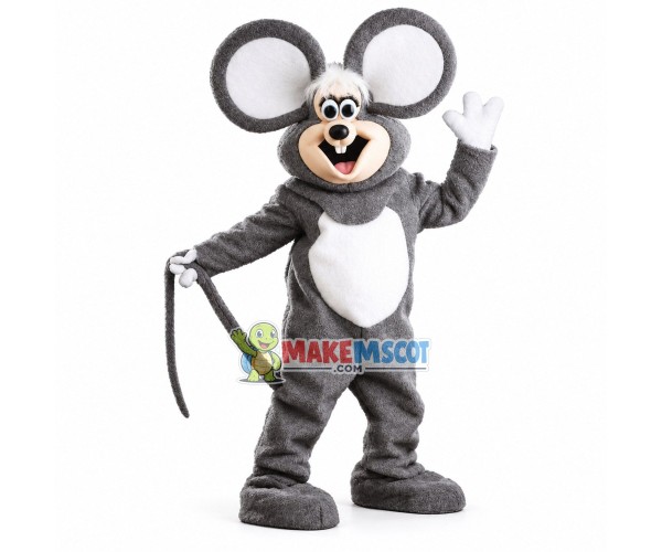 Enthusiastic Chuck E. Cheese Mascot Costume Enthusiastic Chuck E. Cheese Mascot Costume