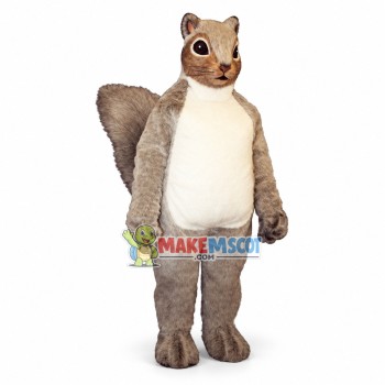 Grey Squirrel Mascot Costume Grey Squirrel Mascot Costume