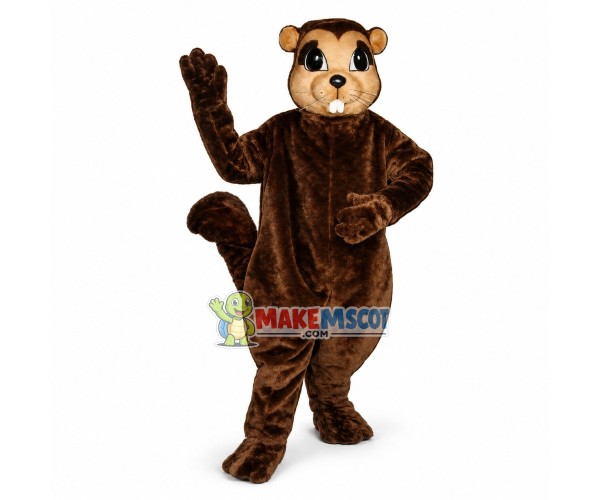 Charming Squirrel Mascot Costume Charming Squirrel Mascot Costume