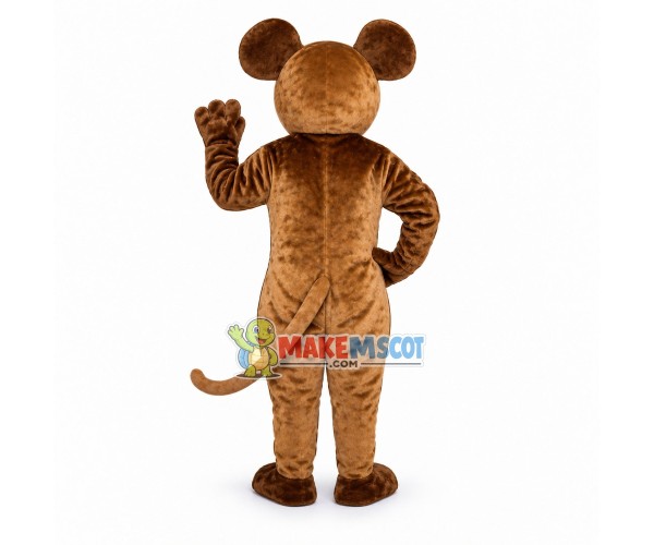 Brown Mouse Mascot Costume Brown Mouse Mascot Costume