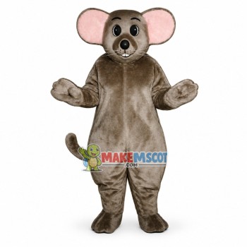 Grey Mouse Mascot Adult Costume	