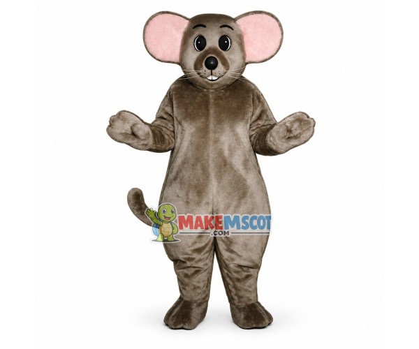 Grey Mouse Mascot Adult Costume	
