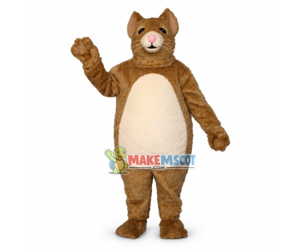Short-Haired Hamster Mascot Adult Costume Short-Haired Hamster Mascot Adult Costume