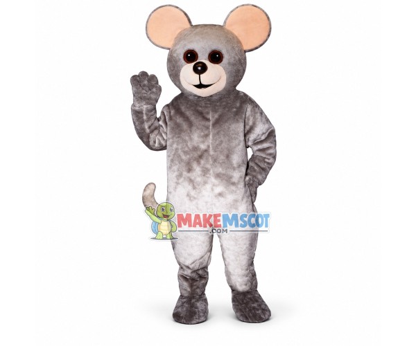 Adorable Gray Mouse Mascot Adult Costume Adorable Gray Mouse Mascot Adult Costume
