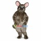 Listless Gray Mouse Mascot Adult Costume Listless Gray Mouse Mascot Adult Costume