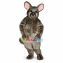 Listless Gray Mouse Mascot Adult Costume	