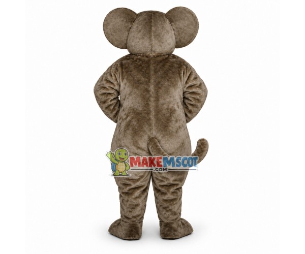 Well-behaved Gray Mouse Mascot Adult Costume Well-behaved Gray Mouse Mascot Adult Costume