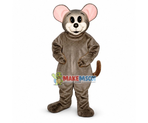 Professional Grey Mouse Mascot Adult Costume	