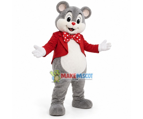 Gentleman Mouse Mascot Costume 