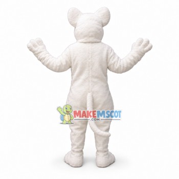 Pet Rat White Rat Mascot Costume Pet Rat White Rat Mascot Costume