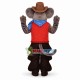 American Cowboy Rat Mascot Costume American Cowboy Rat Mascot Costume