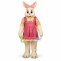 Pretty White Bunny Girl Mascot Costume Suit Fancy Dress 