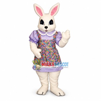 Lovely White Bunny Girl Mascot Costume Suit Fancy Dress Lovely White Bunny Girl Mascot Costume Suit Fancy Dress