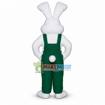 Optimistic White Bunny Mascot Costume Fancy Dress Optimistic White Bunny Mascot Costume Fancy Dress
