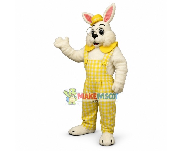Easter Eggbert Bunny Mascot Costume Easter Eggbert Bunny Mascot Costume