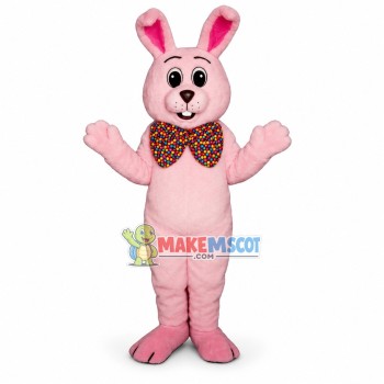 Pink Bunny Mascot Costume For Party