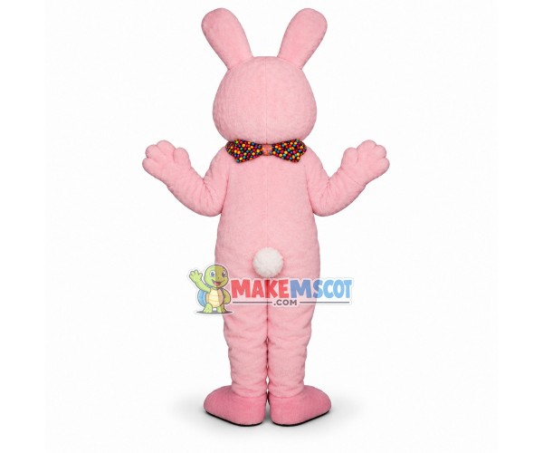 Pink Bunny Mascot Costume For Party Pink Bunny Mascot Costume For Party