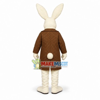 Primitive White Bunny Mascot Costume