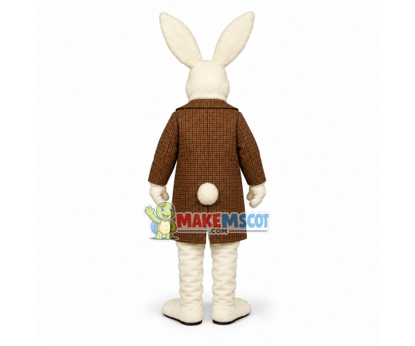Primitive White Bunny Mascot Costume
