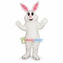 Lively White Bunny Mascot Costume