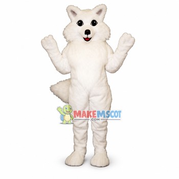 Arctic Fox Mascot Costume Arctic Fox Mascot Costume