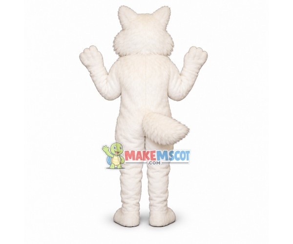 Arctic Fox Mascot Costume Arctic Fox Mascot Costume