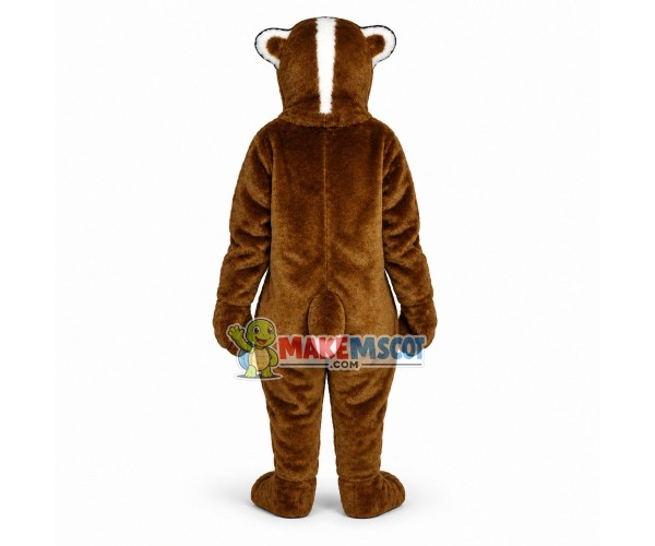 Optimistic Badger Mascot Costume 