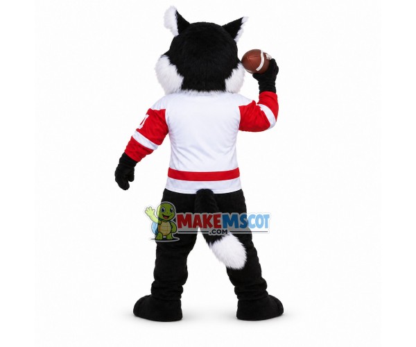 Football Bearcat Mascot Costume 
