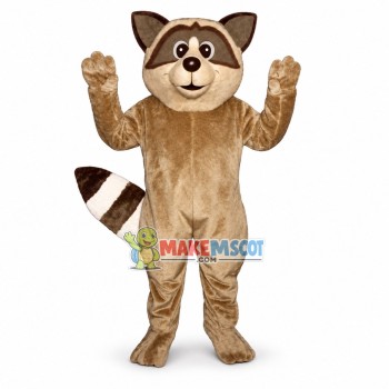 Beige Raccoon Mascot Costume 