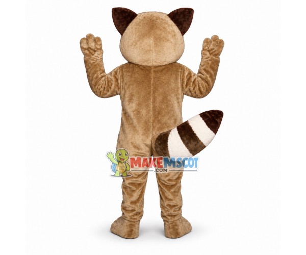 Beige Raccoon Mascot Costume Beige Raccoon Mascot Costume